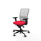 Piqueras y Crespo 2D036G0 - Bureaustoel - Verstelbare hoogte met armleuning - Rood