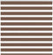 vidaXL - Zebra - rolgordijn - 140x150 - cm - stofbreedte - 135,9cm - polyester - bruin