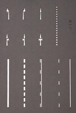 NOCH 34240 N Straatmarkering-sjablonen