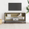 vidaXL - Tv-meubel - 91x40x46 - cm - bewerkt - hout - metaal - sonoma - eikenkleurig