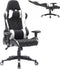 Gamestoel Classic - bureaustoel - stof bekleding - zwart wit