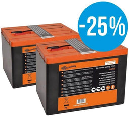 Gallagher PowerPack batterij Duo 2 x 175Ah.