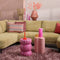 Dutch Decor SIBIL - Sierkussen 45x45 cm - subtiele structuur - Cork - roze - Inclusief binnenkussen