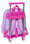 Safta Unicorn Academy - Schoolrugzak met Wielen - Ergonomische padding - Lila 28 x 34 x 10 cm