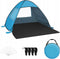 Woltu Pop-Up Strandtent - Blauw - 200 x 150 x 120 cm