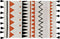 Lorena Canals - Vloerkleed Azteca - 120 x160 cm - Vintage Blue