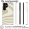 iMoshion Hoesje Geschikt voor Samsung Galaxy S23 Ultra Hoesje Siliconen - iMoshion Design hoesje - Groen / Retro Green