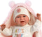 Llorens soft body babypop Mimi vrolijk met geluid en speen 42 cm