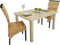 vidaXL - Eetkamerstoelen - 2 - st - abaca - en - massief - mangohout