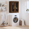 vidaXL - Hangkast - 69,5x34x90 - cm - bruin - eikenkleur