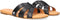 UGG Teague - Dames Slippers - Zacht leer - Black leather
