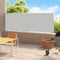 vidaXL Tuinscherm uittrekbaar 220x500 cm grijs