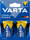 Varta 4920/2B - Alkaline D Batterijen - 10 jaar bewaartijd - 1,5 Volt (2 stuks)