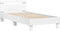 vidaXL - Bedframe - met - hoofdbord - en - LED-verlichting - wit - 90x190 - cm