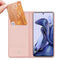 Dux Ducis - Slim bookcase hoes - Geschikt voor Xiaomi 11T / 11T Pro - Rose Goud