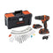 Black&Decker BCD700C2AMB-QW 18 volt schroef-/klopboormachine met 2 accu's en 100 accessoires
