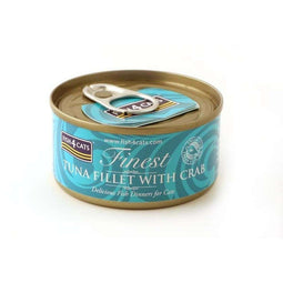 Kattenvoer FISH4DOGS FISH4CATS Tuna fillet with crab Vis 70 g