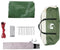 vidaXL - Kampeerluifel - waterdicht - 460x305x210 - cm - groen