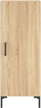 vidaXL - Dressoir - 34,5x34x90 - cm - bewerkt - hout - sonoma - eiken