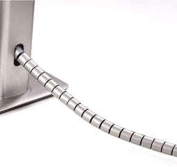 Fellowes Cablezip - Kabelorganiser - Houdt snoeren op zijn plaats - voor bureau - 2 meter - zilver