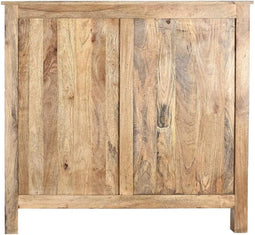 Flessenrek DKD Home Decor Natuurlijk Wit Mangohout (111 x 30 x 102 cm)