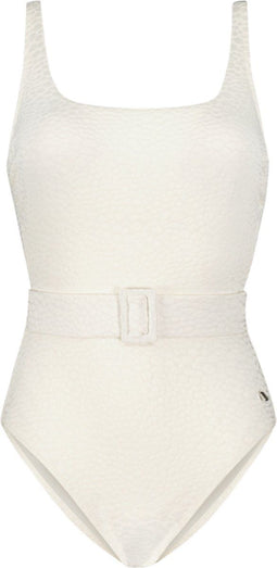 Beachlife Cloud Dancer - Buckle badpak - Vierkante halslijn - Wit