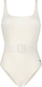 Beachlife Cloud Dancer - Buckle badpak - Vierkante halslijn - Wit