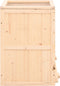 vidaXL - Hamsterkooi - 81x40x60 - cm - massief - vurenhout