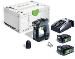 Festool CXS 12 - Accu schroefboormachine - 12V - Compact ontwerp - Ergonomische C-constructie
