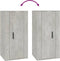 vidaXL - Tv-wandmeubel - 40x34,5x80 - cm - betongrijs