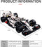 F1 Racing Car - 13117 Brick Set MOC 42000 - 1:10 schaalmodel - Klassiek F1-ontwerp