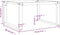 vidaXL - Salontafelpoten - O-frame - 70x60x43 - cm - gietijzer