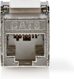 Nedis Keystone - CAT6 - RJ45 Female - S/FTP - Metal - Envelope