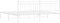 vidaXL - Bedframe - met - hoofdbord - metaal - wit - 200x200 - cm