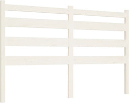 vidaXL - Hoofdbord - 186x4x100 - cm - massief - grenenhout - wit