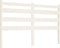 vidaXL - Hoofdbord - 186x4x100 - cm - massief - grenenhout - wit