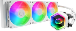 Cooler Master MasterLiquid 360 Core II - All-in-One Waterkoeling - 360mm radiator 3x ARGB-ventilatoren - Wit