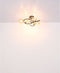 Globo Tuberius - Hanglamp - G9 - Ø 65cm - Messing zwart - 56141-8H