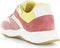 Scotch & Soda Celest 2.0 - Lage sneakers - Beige mesh met roze overlays - Roze