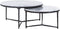 Richmond Interiors Salontafel Steel Smith zwart set van 2 (Black)