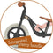 Chillafish Charlie - Loopfiets - Lichtgewicht - 10 inch - Zwart