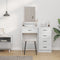 vidaXL - Witte - Kaptafel - met - Laden - - - 50x41x140 - cm