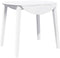 vidaXL - Eettafel - massief - hout - wit - rubber