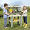 Smoby - Smoby Life - Modderkeuken - 11 accessoires - Groen Geel Beige - Vanaf 3 jaar