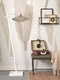 GOOD&MOJO Vloerlamp Zanzibar - Bamboe/Rotan Zwart - 73x55x176cm - Modern - Staande lampen voor Woonkamer - Slaapkamer