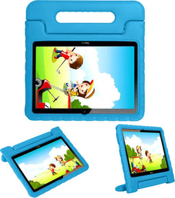 iMoshion Tablet Hoes Kinderen Geschikt voor Huawei MediaPad T3 10 inch - iMoshion Kidsproof Backcover met handvat - Blauw