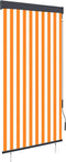 vidaXL-Rolgordijn-voor-buiten-100x250-cm-wit-en-oranje