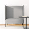 vidaXL - Hoge - Rug - Sofa - Cloud - Grijs - 109x56x121 - cm