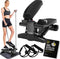 Zoluko Stepper - Fitness Stepper - Digitale Display Weerstandsbanden Antislipmat - Zwart