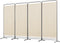 Angel Living Paravent - 4-delig opvouwbaar - 180 x 324 cm - beige